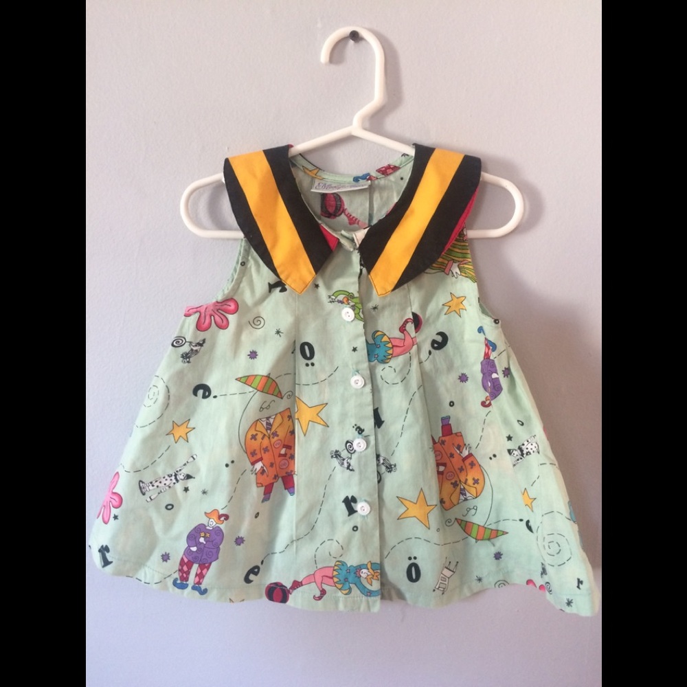 Mouse Feathers child's top, size 5